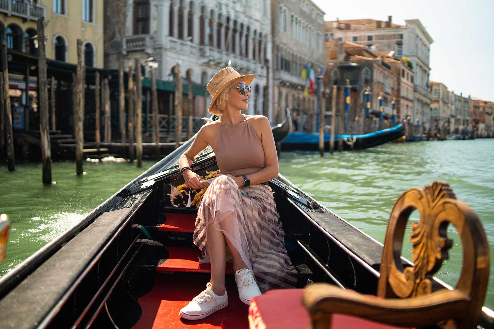 Venice, Italy — gondola ride along the canals