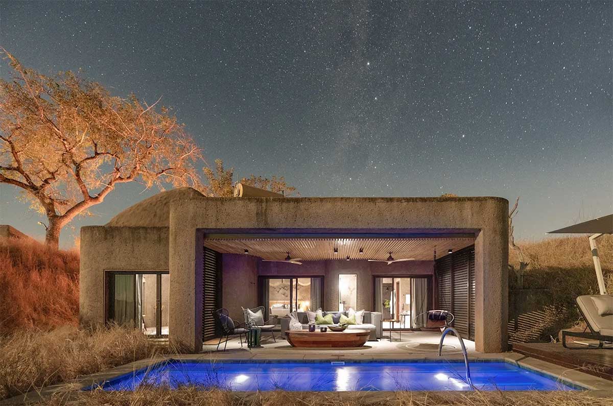 Sabi Sabi Earth Lodge — luxury safari lodge in the Sabi Sand Game Reserve, South Africa